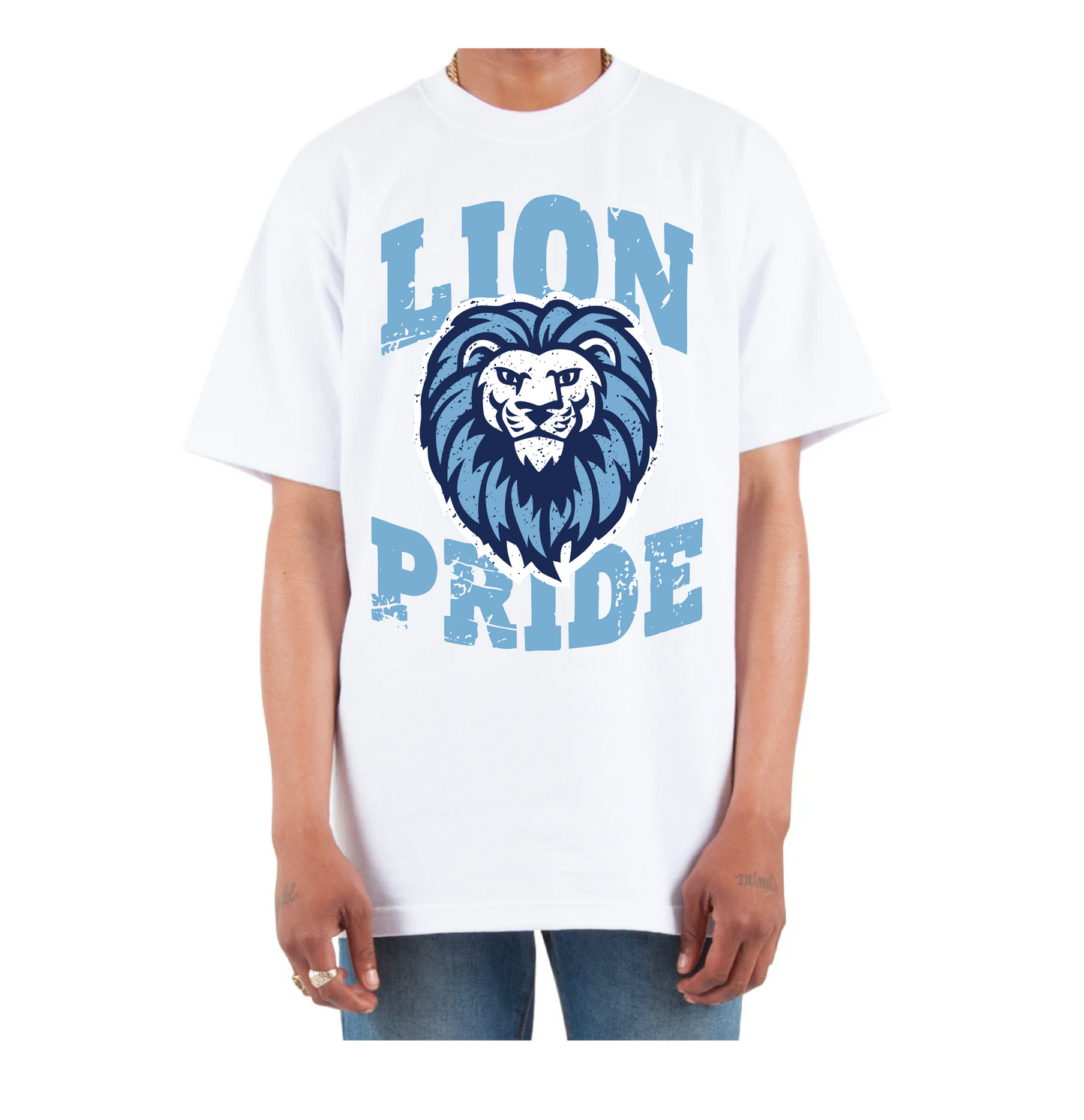 Lion Pride Drop Shoulder Hi-Lo Tee