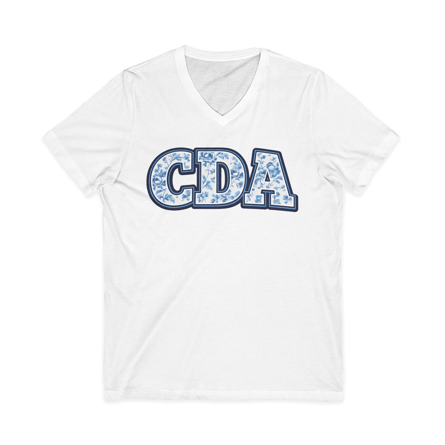 CDA floral Women's V-Neck Tee