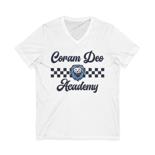 Coram Deo Academy Women's V-Neck Tee