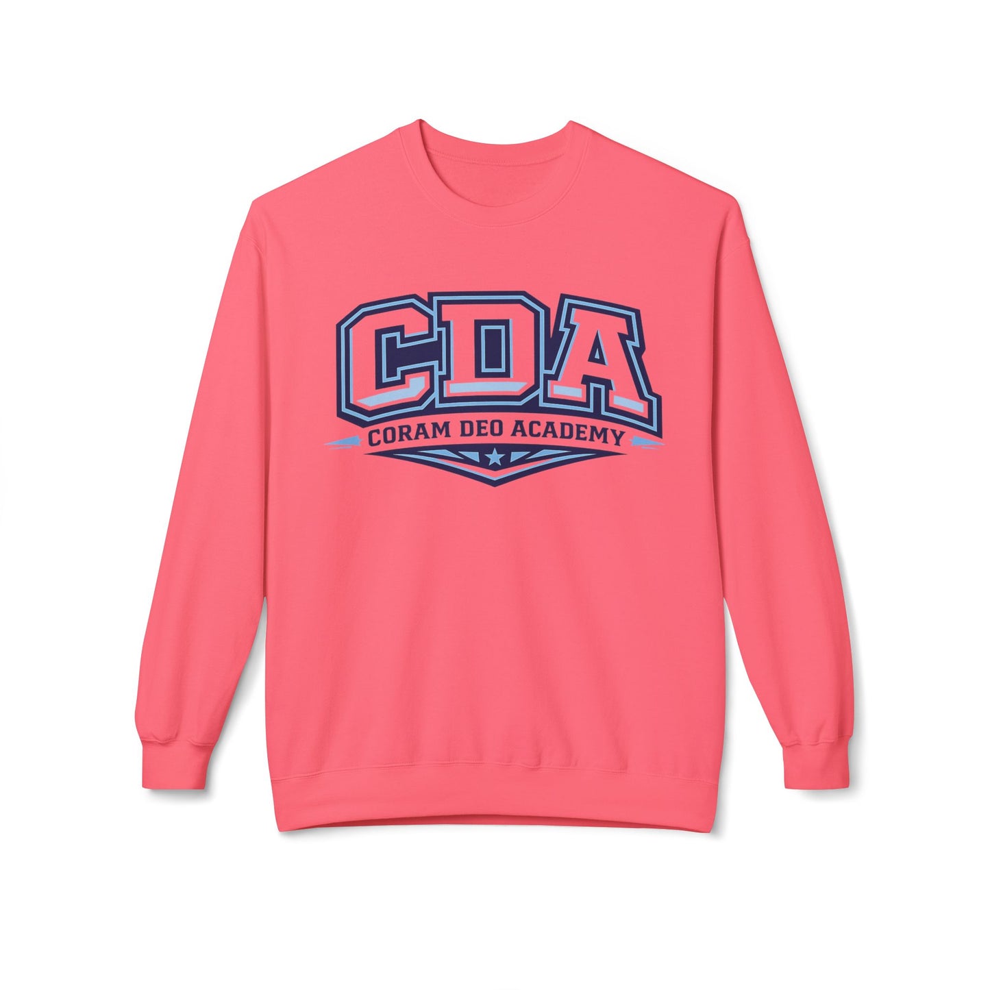 CDA Coram Deo Academy Crewneck Sweatshirt — Collegiate CDA