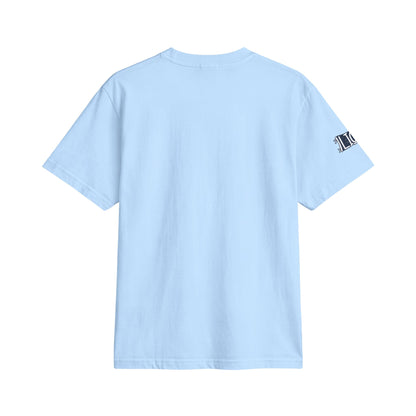 CDA boxy cropped tee with sleeve detail