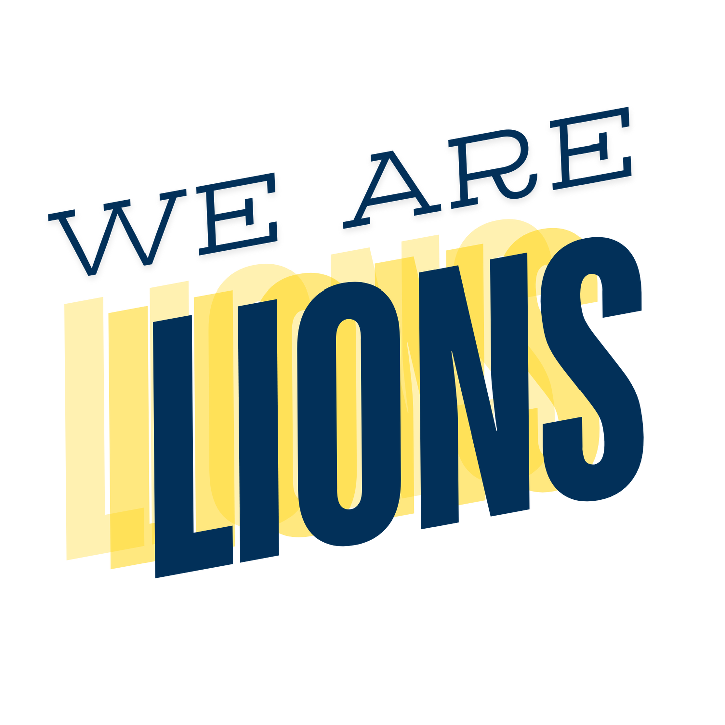 Sticker - We Are Lions