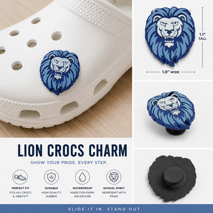 Lion Croc Charm