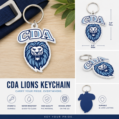 CDA Lion Keychain