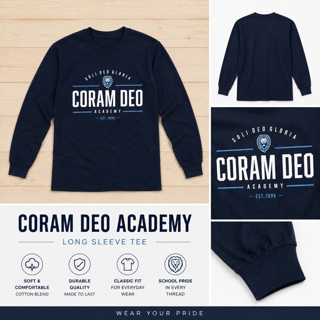 Spirit Wear Approved Cotton-Blend Long-Sleeved 2026