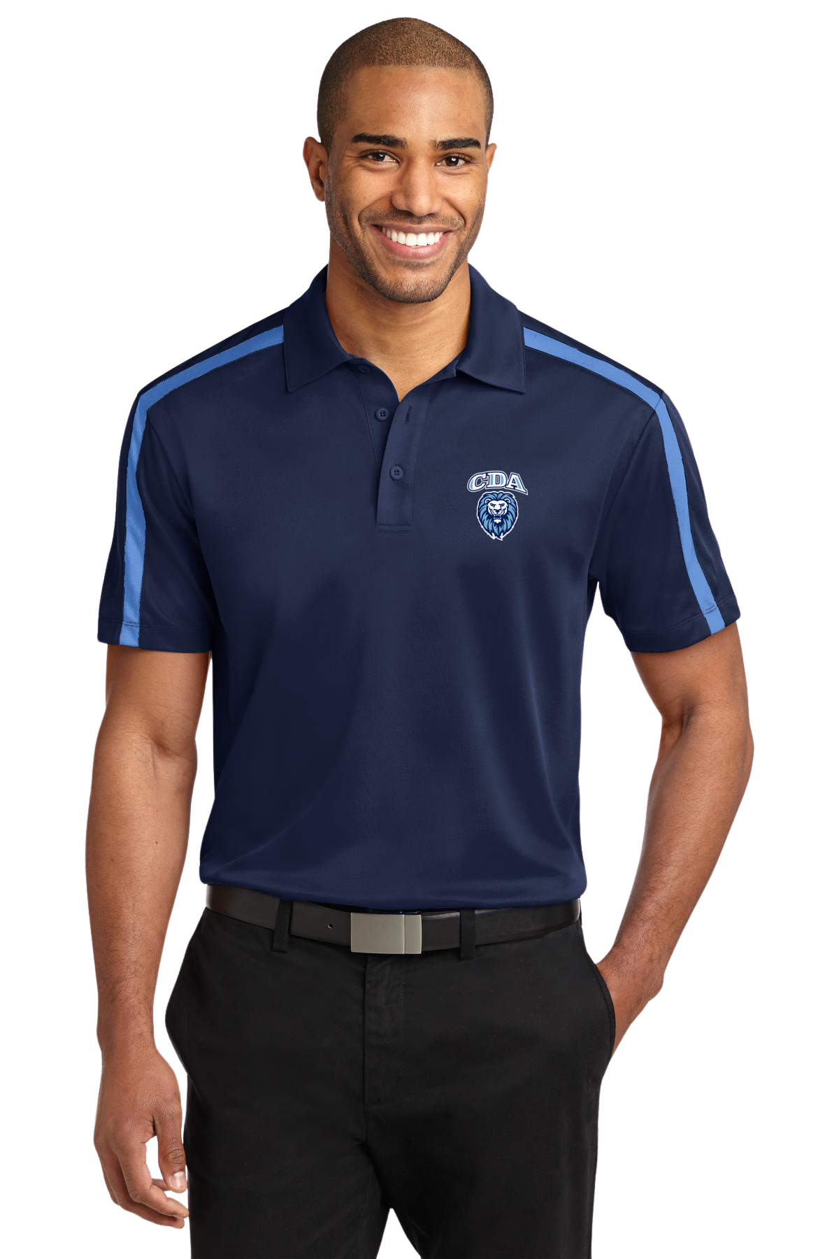 Men's Polo embroidered with CDA Lion