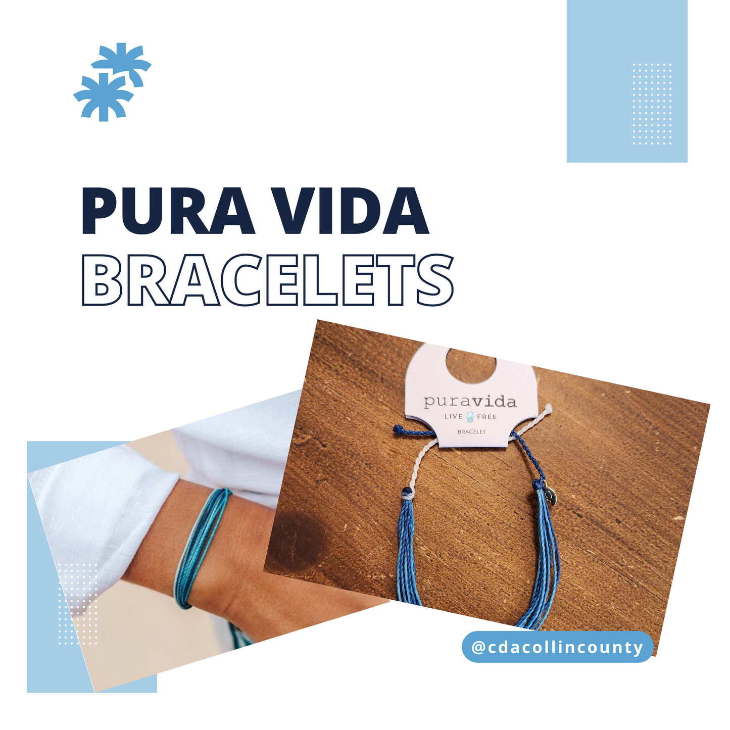 Pura Vida Bracelet Lion Blue