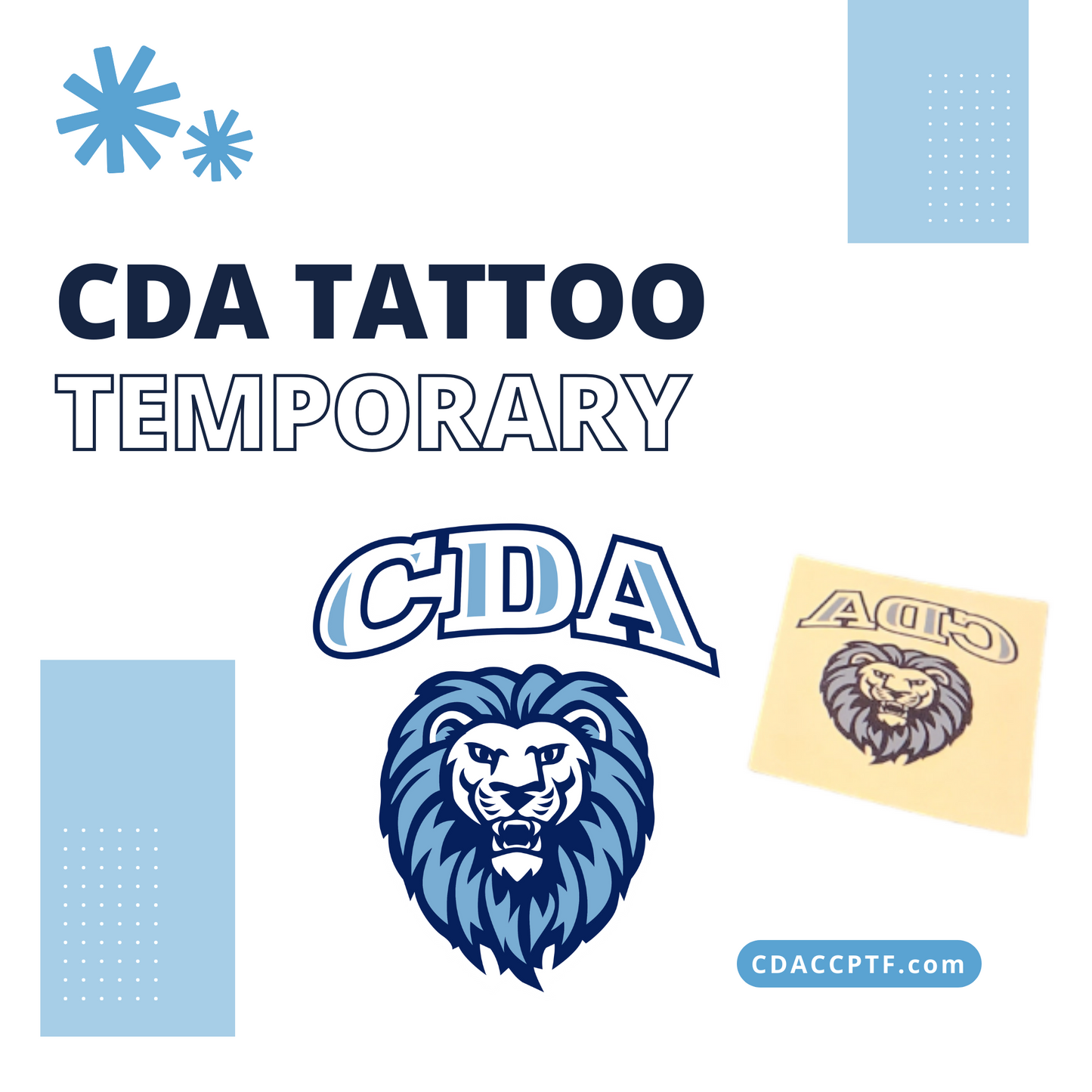 CDA Temporary Tattoo